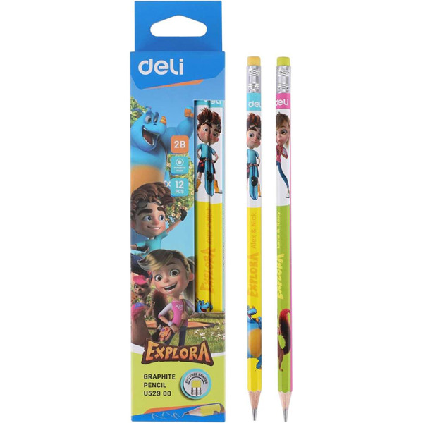 Bút chì có tẩy (2B) U52900 (Deli)